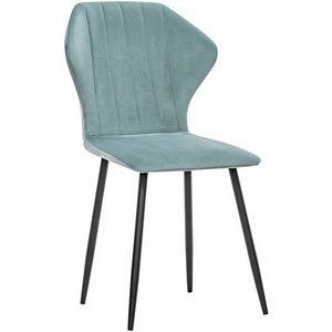 Изображение товара Стул Leset Гувер полоса (Каркас чёрный, Велюр ULTRA MINT Ментол) 2500000103506