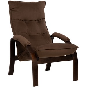 Изображение товара Кресло-трансформер Leset Левада (Фанера,Березовый шпон,Металл,Велюр/Орех) арт.2500000117138