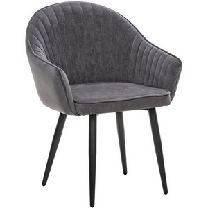 Изображение товара Стул с подлокотниками Leset Вайд, каркас Черный, велюр Графит () 2500000185793