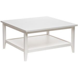 Изображение товара Стол с деревянной столешницей с сосновой столешницей Leset Мира (Стол журнальный 90х90, Массив сосны/белый) 2500000192838 (квадратная столешница, 4 ножки)