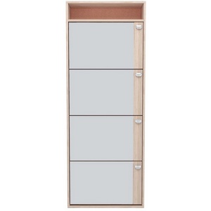 Изображение товара Обувница Leset Эдит 4S (ЛДСП,ПВХ,Зеркало/Дуб сонома) арт.2500000205095