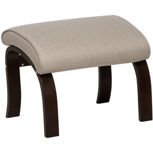 Изображение товара Пуф Leset Универсальный с кантом 4687206818293 Фанера,Шпон, Рогожка, Бежевый, Орех