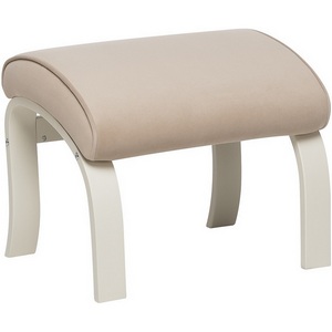 Изображение товара Пуф Leset Универсальный с кантом 4687206818514 Фанера,Шпон, Велюр, Бежевый, Слоновая кость