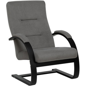 Изображение товара Кресло Leset Монэ 4687206966468 Фанера,Береза,Шпон, Велюр, Серый, Венге