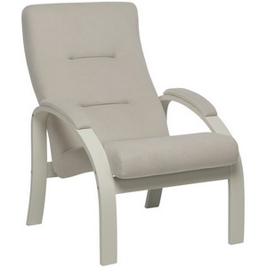 Изображение товара Кресло Leset Лион 4687206966659 Фанера,Береза,Шпон, Велюр, Бежевый, Слоновая кость