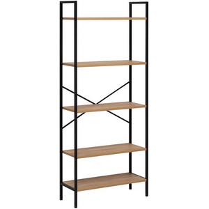 Изображение товара Стеллаж Leset Стилвуд 25 широкий, 5 полок 4687207095464 Металл, Черный