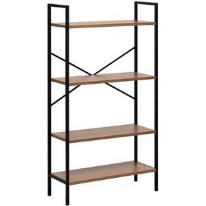 Изображение товара Стеллаж Leset Стилвуд 24 широкий, 4 полки 4687207095570 Металл, Черный
