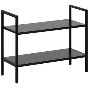 Изображение товара Стеллаж Leset Стилвуд 22 широкий, 2 полки 4687207095785 Металл, Черный