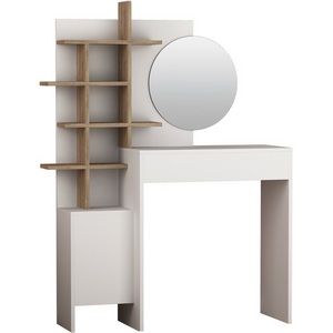 Изображение товара Туалетный столик с ящиком и полкой MUP DRESSING TABLE LEVE LEV00124 (прямоугольная столешница, I I-образная опора)