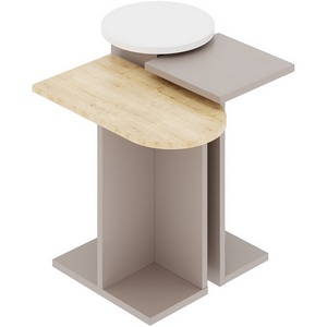 Изображение товара Стол с закругленными углами журнальный LEVE MUND SIDE TABLE LEV00165