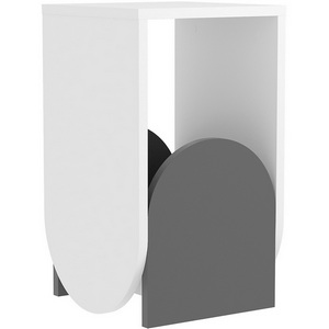 Изображение товара Стол приставной NUN SIDE TABLE (Темно-серый) LEVE (квадратная столешница)