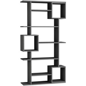 Изображение товара Стеллаж ламинированный прямой SOTO BOOKCASE LEVE (ЛДСП/Темно-серый) арт.LEV00629