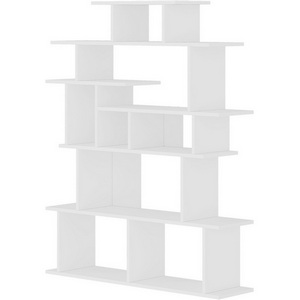 Изображение товара Стеллаж деревянный шириной 120 см APOLLON BOOKCASE (ЛДСП/Белый) LEVE
