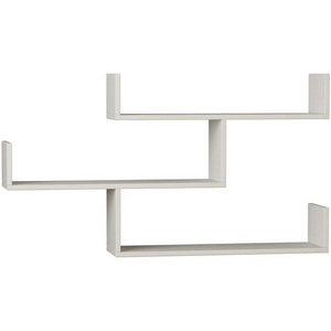 Изображение товара Стеллаж настенный прямой TIBET BOOKCASE LEVE (ЛДСП/Белый) арт.LEV00842