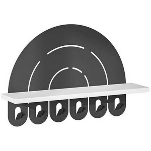 Изображение товара Вешалка для одежды METAL HANGER RAINBOW LEVE (ЛДСП/Белый) арт.LEV01117