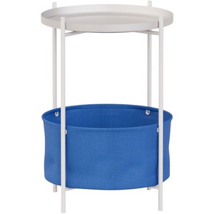 Изображение товара Журнальный стол LAVARIS Элдэй CUBA DEEP SEA(ярко синий)/белый муар 6238440805