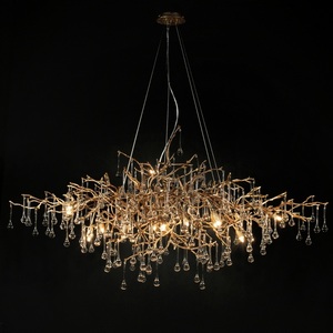 Изображение товара Подвесная люстра светодиодная 10067/1500 GB Loft It Bijout форма ветки
