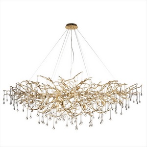 Изображение товара Подвесная люстра светодиодная 10067/1800 GD Loft It Bijout форма ветки