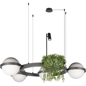 Изображение товара Подвесной светодиодный светильник Loft It Jardin 10121/4 Dark grey шарики