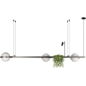 Изображение товара Подвесной светодиодный светильник асимметрия Loft It Jardin 10121/C Dark grey