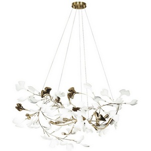 Изображение товара Подвесная люстра светодиодная Loft It Fleur 10125/8 с цветами