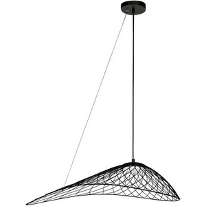 Изображение товара Плетеный подвесной светильник светодиодный 10127/760 Loft It Tressage Black