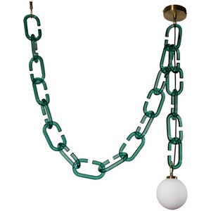 Изображение товара Подвесной светильник 10128C Loft It Chain Green в форме шара