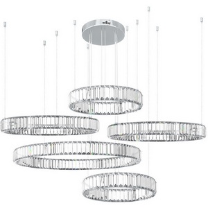 Изображение товара Подвесной светодиодный светильник Loft It Crystal ring 10135/5 Chrome