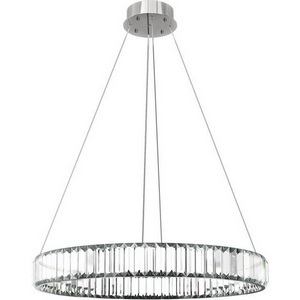 Изображение товара Подвесной светильник LED 10135/600 Loft It Crystal ring Chrome кольцо
