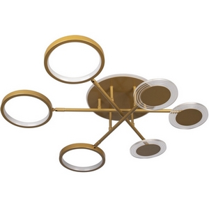 Изображение товара Потолочная светодиодная люстра на штанге 10164S Loft It Megan Gold кольцо