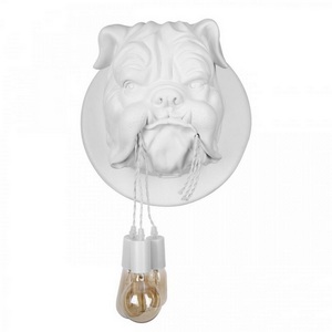 Изображение товара Настенный светильник Loft It Bulldog 10177 White с животными
