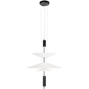 Изображение товара Подвесной светильник с креплением на трос в виде летающей тарелки Loft It Skylar 10244/B Black