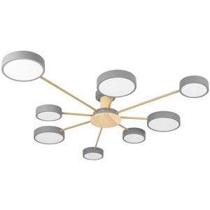 Изображение товара Потолочная светодиодная люстра на штанге Loft It Sunrise 10316/8 Grey