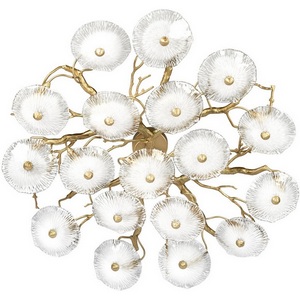 Изображение товара Потолочная люстра Loft It Bloom 10352/1000C AB с цветами