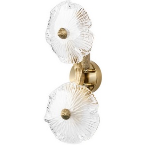 Изображение товара Настенный светильник Loft It Bloom 10352/2W AB с цветами