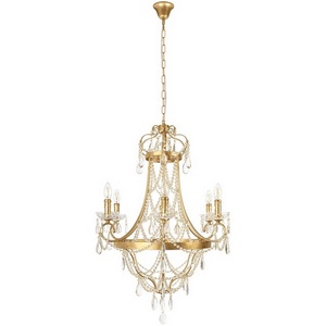 Изображение товара Подвесная люстра со стеклянными подвесками в форме подсвечника Loft It Foil 10430/6