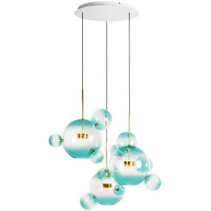 Изображение товара Подвесной светодиодный светильник молекулы Loft It Bolle 2027-D3 Blue
