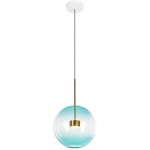 Изображение товара Подвесной светодиодный светильник Loft It Bolle 2027-P1 Blue в форме шара