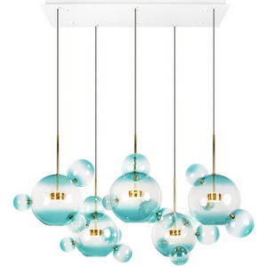 Изображение товара Подвесной светодиодный светильник молекулы Loft It Bolle 2027-S5 Blue