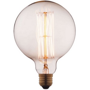 Изображение товара лампочка накаливания Эдисона груша E27 60W 2400-2800K Loft It Edison Bulb G12560