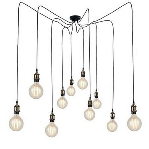 Изображение товара Каскадный подвесной светильник паук Loft It Spider LOFT1162A/10