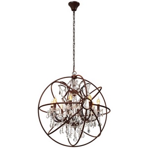 Изображение товара Подвесная люстра Loft It Foucaults Orb Crystal LOFT1897/8 подсвечник