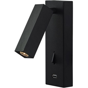 Изображение товара Спот светодиодный для чтения с USB и выключателем Loft It Floadow LOFT2017-BL