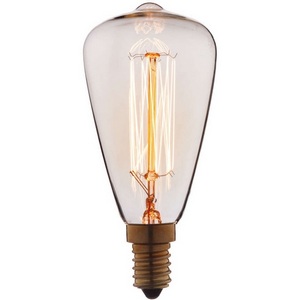 Изображение товара лампочка накаливания Эдисона E14 40W 2400-2800K Loft It Edison Bulb 4840-F