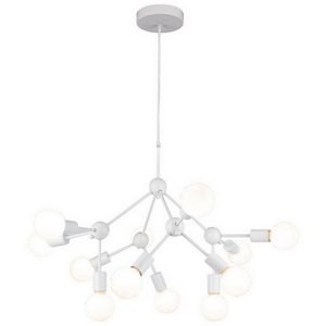 Изображение товара Большая подвесная люстра молекулы IP21 Lussole LGO Kenner GRLSP-8270