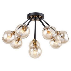 Изображение товара Потолочная люстра IP21 светодиодная Lussole LGO Ouachita GRLSP-8275 шарики