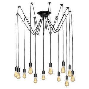 Изображение товара Большая подвесная люстра IP21 паук Lussole LGO Shirley LSP-8174