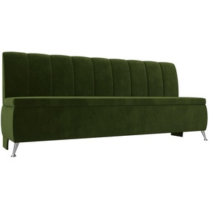 Изображение товара Кухонный прямой диван Кантри (микровельвет зеленый) Лига Диванов 100147