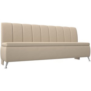 Изображение товара Кухонный прямой диван Кантри (экокожа бежевая) Лига Диванов 100154