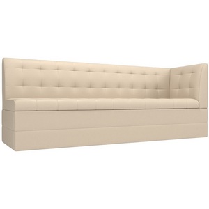 Изображение товара Кухонный диван Бриз с углом (экокожа бежевая) Лига Диванов 100386